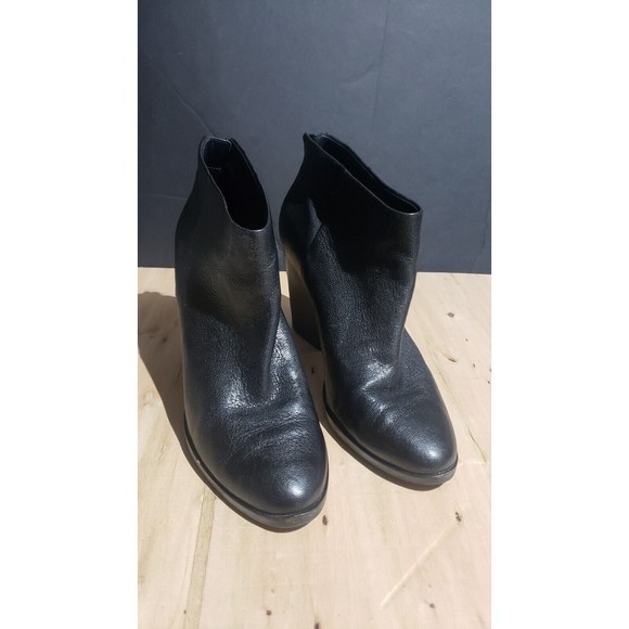 Cole Haan Black Chelsea Ankle Boots with Block Heel - Picture 2 of 6